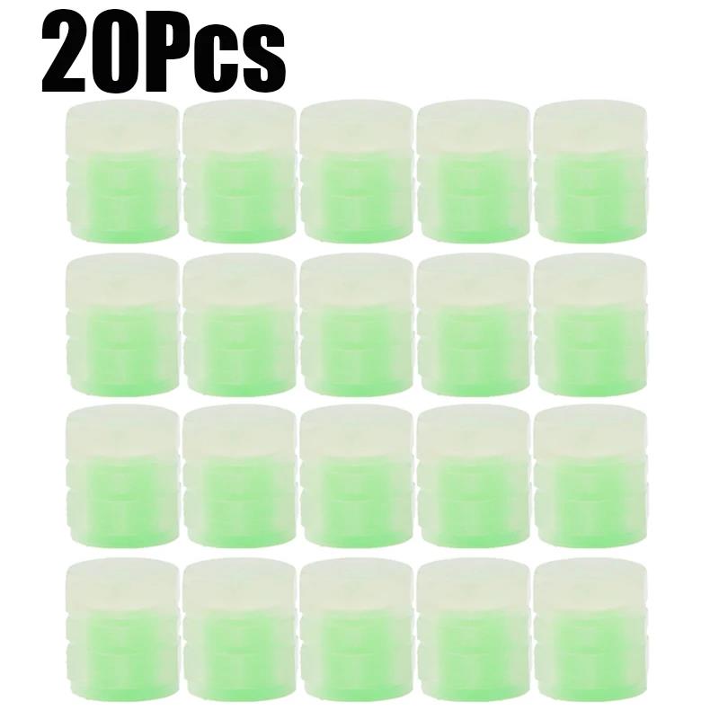 Luminous Valve Caps Fluorescent Night Car Tire Valve Caps Motorcycle Bike Glowing Decor Wheel Nozzles Tyre Cap Car Accessories Stem Caps1