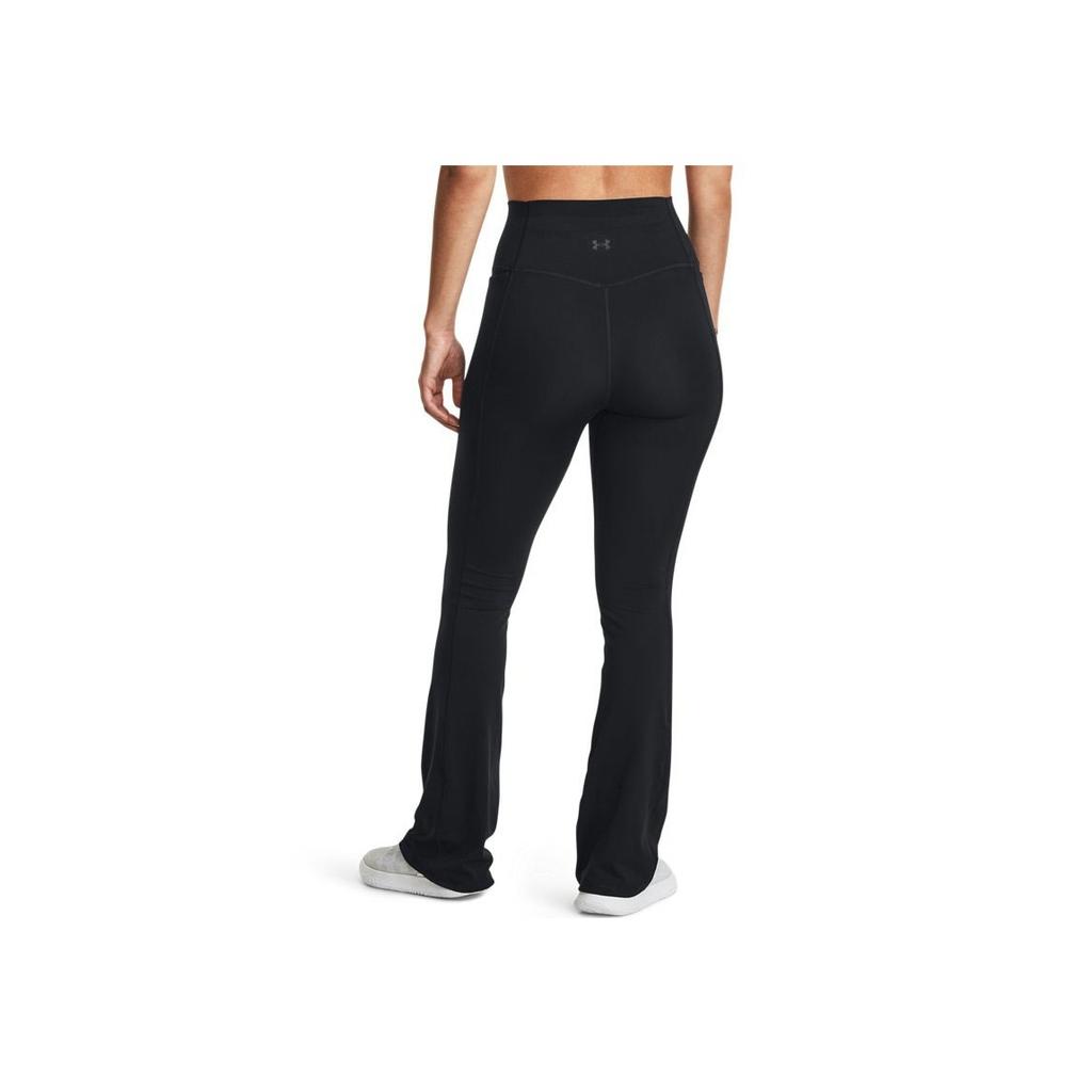Under Armour Meridian Solid High-Waisted Flared Training Pants Women Pants Black 1382531-001
