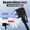 125cm 10PCS Bicycle Air Pump Extension Tube Heat-Resistant Air Pump Replacement Hose Bike Pump Hose For US/UK/French Valves