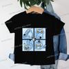 Kpop Demon Hunters Cartoon Tee Shirt Harajuku Cool Kids T-shirts Cotton Summer Tops Saja Boys Outfits Gift Baby Girl Boy Clothes