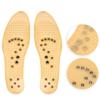 Magnet Therapy Insoles Breathable Foot Sole Massage Foot Pad for Healthy Care (Yellow L)