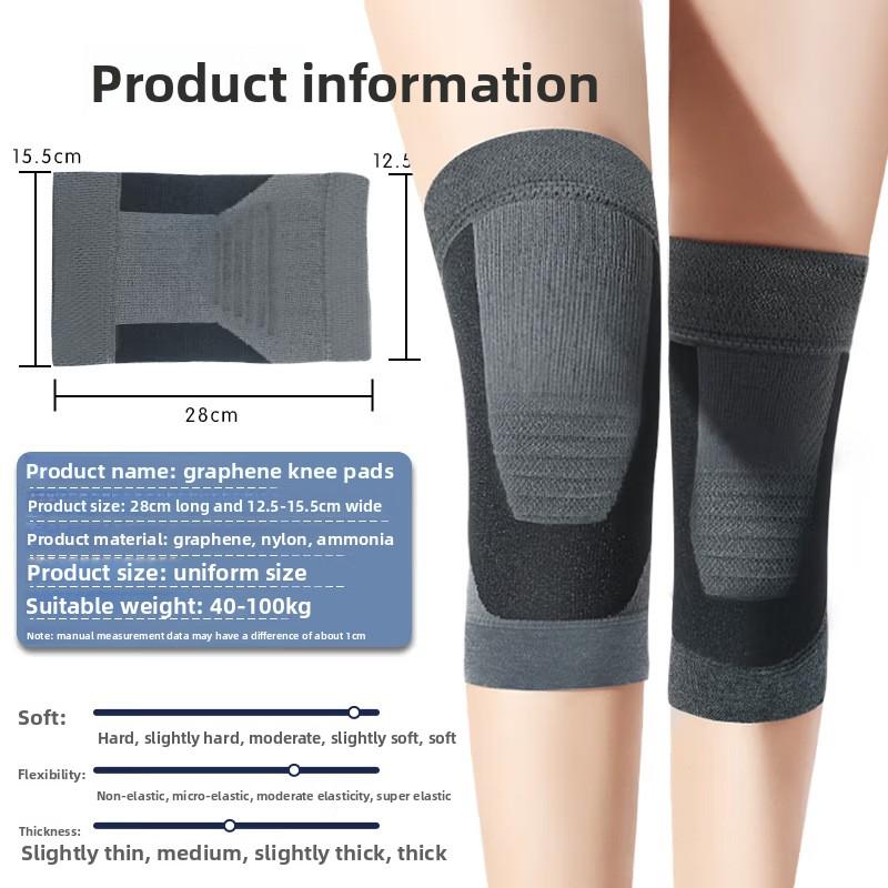 Graphene Knee Pads To Keep Warm and Non-slip, Air-conditioned Rooms , Cold Protection for The Elderly, Knee Joints, Four-season Models