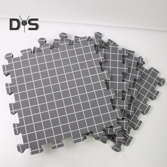 Sada pletacích blokovacích podložek Silná pěnová podložka s mřížkou Opakovaně použitelná jednostranná blokovací deska pro háčkovací nebo pletací projekty