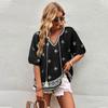Women's Fashionable Casual Bohemian Short-sleeved Printed Top