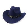 New artificial schammy Western Cowboy Hat For Men Gentleman Jazz Hats Panama Cowgirl Hat Sombrero Hombre