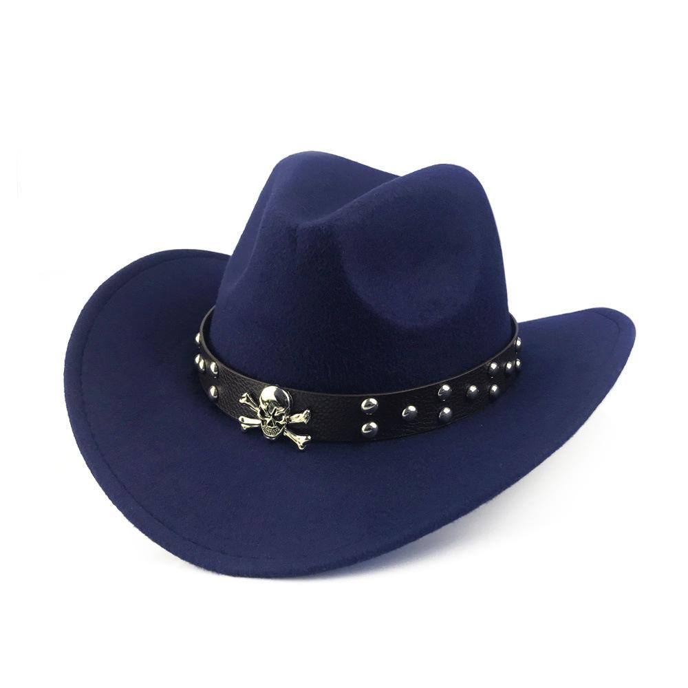 New artificial schammy Western Cowboy Hat For Men Gentleman Jazz Hats Panama Cowgirl Hat Sombrero Hombre