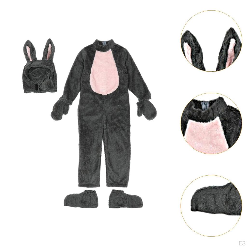 Halloween Hasenkostüm Cosplay Outfit Tier für Themenparty Kind