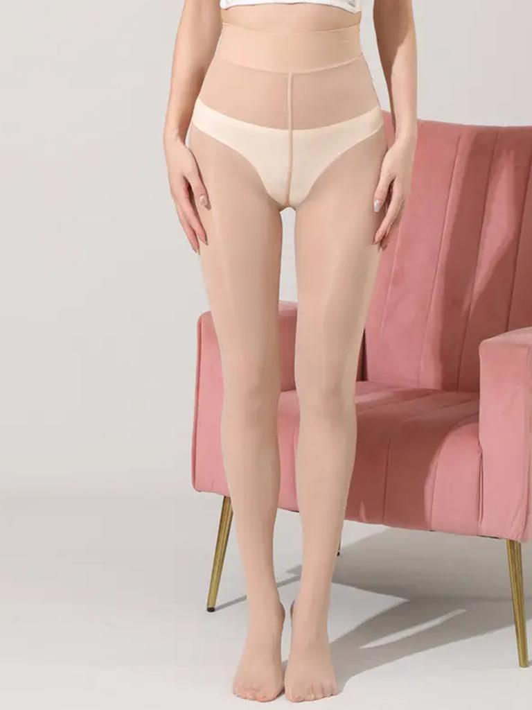 1 Stück Damen-Pferdeöl-Strumpfhose, Sexy Hot Girl Stil, Keine Laufmaschen, Kein Rutschen am Schritt, High-Waist Enge Strumpfhose