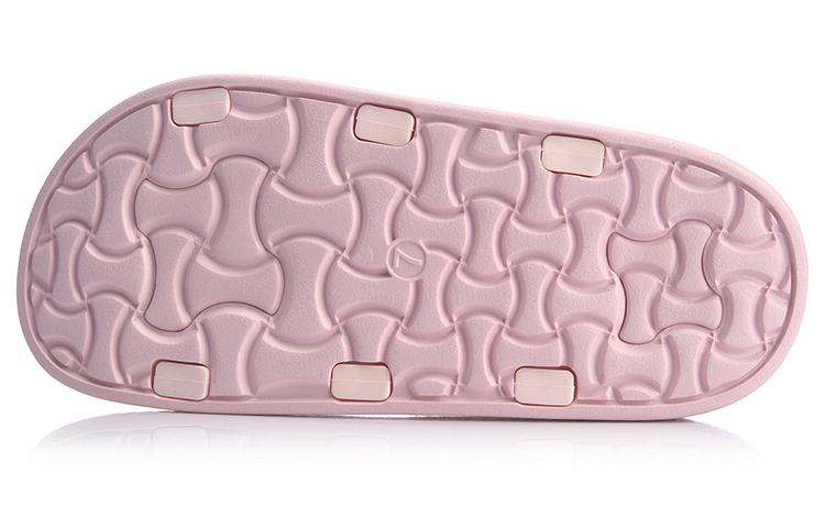Li Ning Clap Comfortable Slip Resistant Slide Slippers Women's Pink AGAQ006-5
