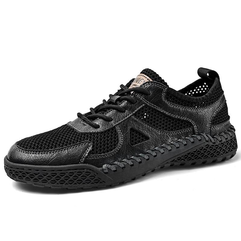 Men s Plus Size Mesh Breathable Closed-Toe Summer Outdoor Sandals 39