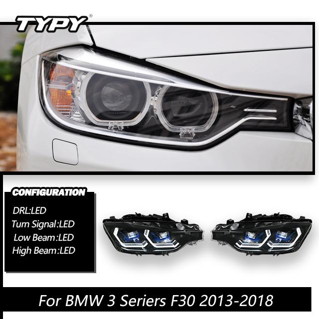 TYPY Car Lights LED Lamp Headlight Light Assemblies For BMW F30 Headlights F35 2012-2019 Auto Fog DRL Brake Turn Signal Lamp