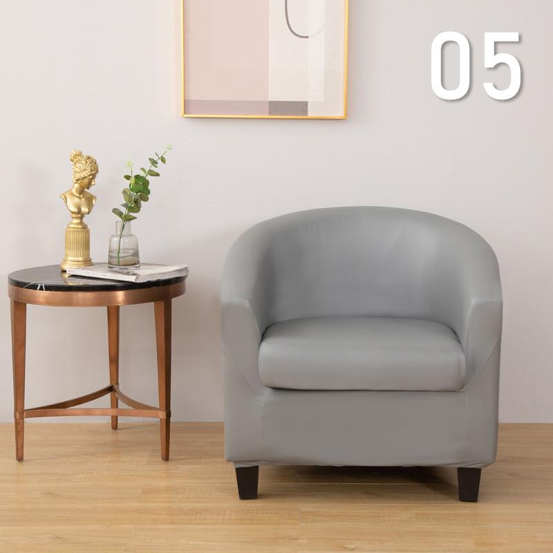 Tub Sofa Covers Waterproof PU Leather Armchair Cover With Seat Covers Club Sofa Slipcovers For Living Room Furniture Protector