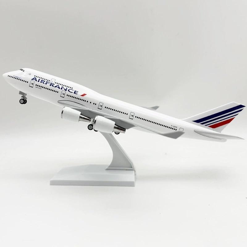 30cm Series Airlines B747 Airplane 1/240 Scale Aircraft Miniature Plane Aviation Model With Stand & Wheels Souvenirs Gift Model