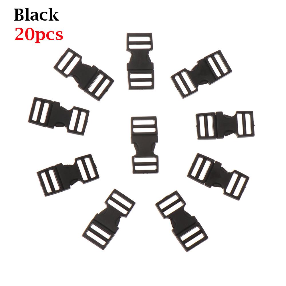10/20pcs 6mm Plastic Mini Buckle DIY Doll Bags Buckle Handmade Backpack Button Bracelet Dog Collar Strap Buckle Webbing Supplies