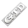 3D Metal Car Front Grill GTD Logo Rear Trunk Sticker Emblem Badge For Volkswagen VW Golf 4 5 6 7 7 MK4 MK5 MK6 MK7 MK8