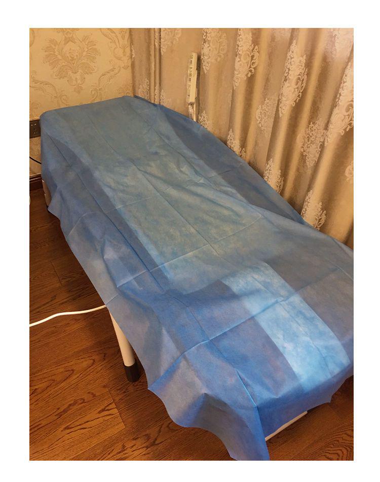 100 Disposable Waterproof Bed Sheets with Hole, Non-woven, Oil-Proof, Sterile, and Breathable for Beauty Salons.