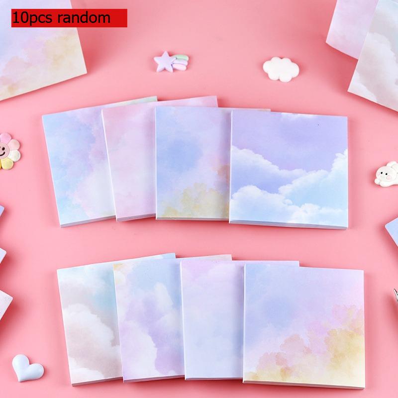Gift Colorful Starry Sky Sticky Memo Pad Notes Good Quality and Low Price Simple Office School Supplies Kawai Stationery Lovely