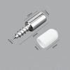 20Pcs Self Tapping Shelf Support Pins Cabinet Fixing Glass Partition Holder Iron Screws with Rubber Sleeve