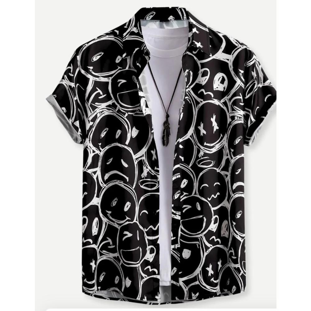 

Fashion Short Sleeve Men s Shirts Summer Casual Tops Beach Party Vacation Shirts Outdoor Men s and Women s Shirt S