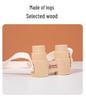 Kids' Wooden Binoculars: Mini Magnifier for Outdoor Exploration and Learning