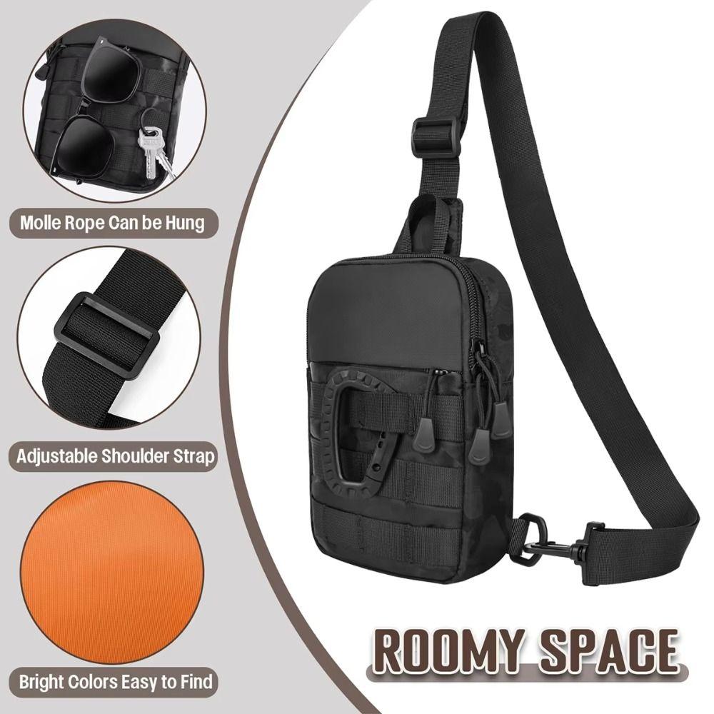 Adjustable Multi-functional Chest Bag Multi-functional Outdoor Chest Bag Running Vest Bag  Cycling