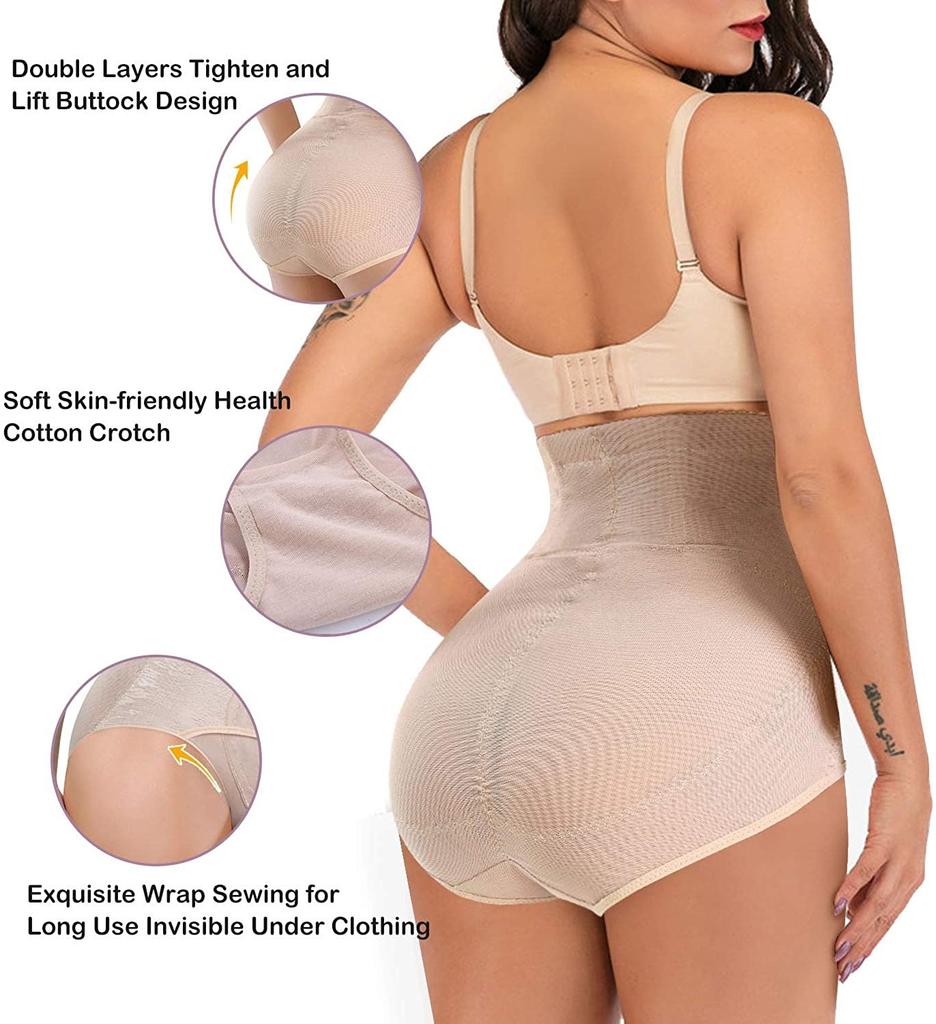 Culotte de contrôle du ventre pour femmes Shapewear Butt Lifter Short taille haute Trainer Corset minceur Body Shaper Sous-vêtements