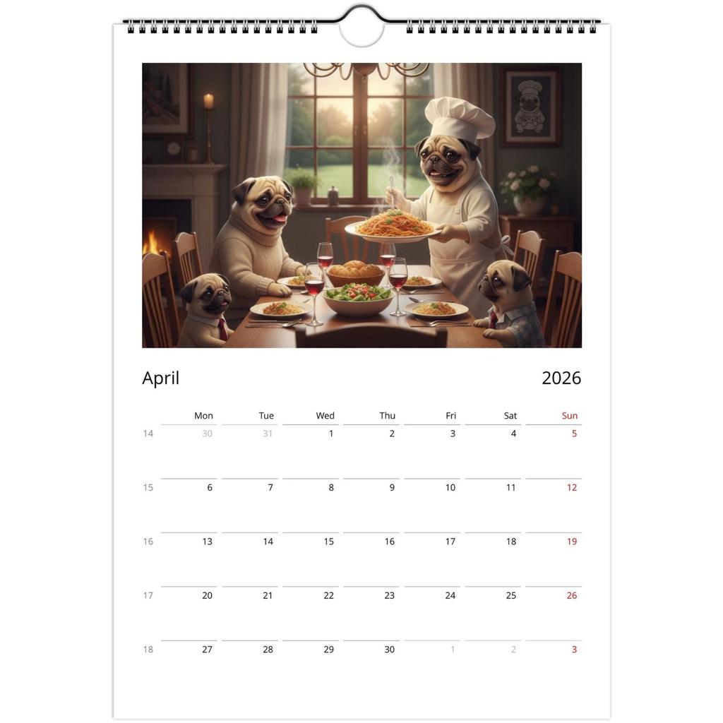 2026 Wall Calendar, Fun Themed Calendar, Fun Chat Gift, Perfect Choice For Home Use.