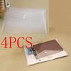 Heavy Duty Waterproof A4 Clear Plastic Document Bag File Holder Portfolio Notes Envelope Storage Case School Office Business Supplies