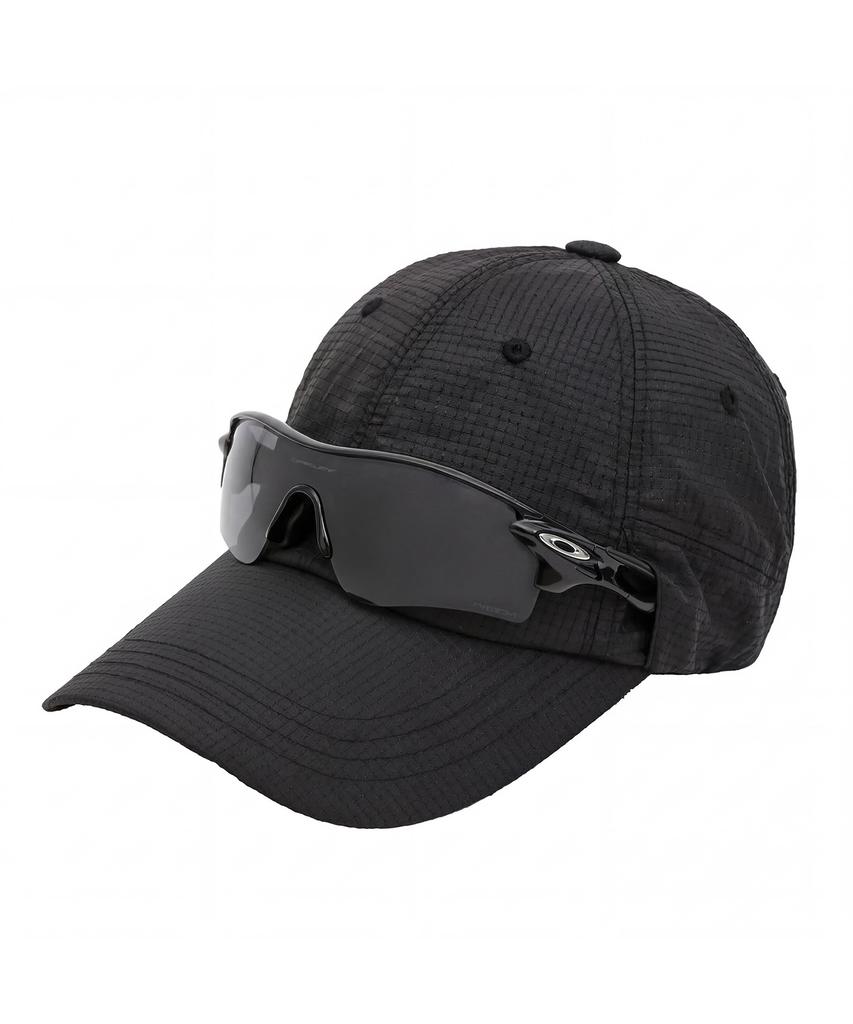 Yualeichi Sunglasses Pocket Ribbed Nylon Ball Cap Running Gorpcore Oversized Ball Cap Urh - C - 008 - Opt - Gbr - Bk
