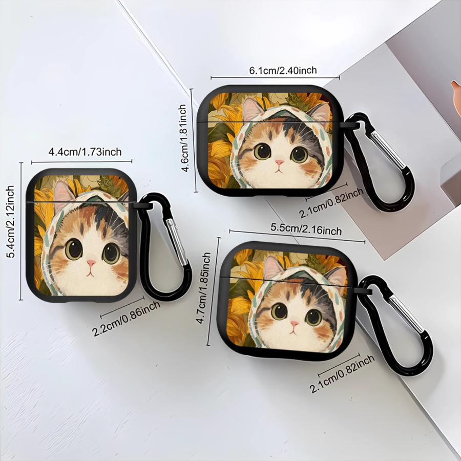 Comforting Cat Earphone Cases Cover Case For Airpods Pro3 4 Pro2 3 Pro 1 2