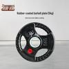 Zhongrong Rubber-Coated Cast Iron Olympic Weight Plate