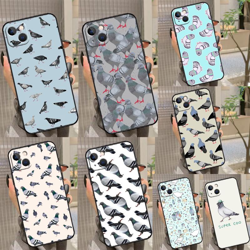 Pigeons Collage Case For Xiaomi Redmi Note 14 13 9 10 11 12 15 Pro Plus Redmi 15 15C 14C 10C 12C 13C Cover