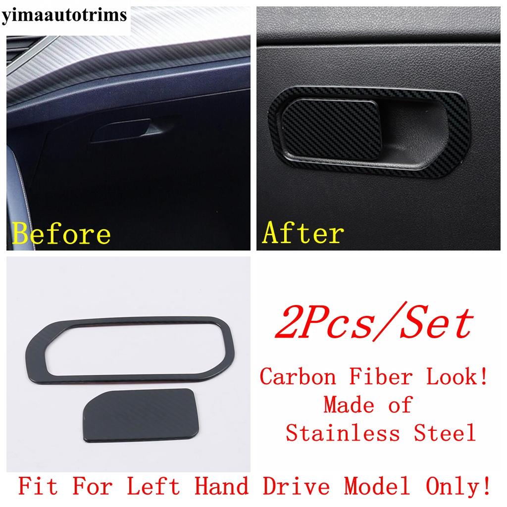 Head Light / Glove Box Sequin / Dashboard Air AC Outlet Vent Cover Trim Stainless Steel Accessories For Haval F7 F7X 2018 -