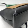 Used LongchampShoulder Bag black/Brown/Green Leather Women