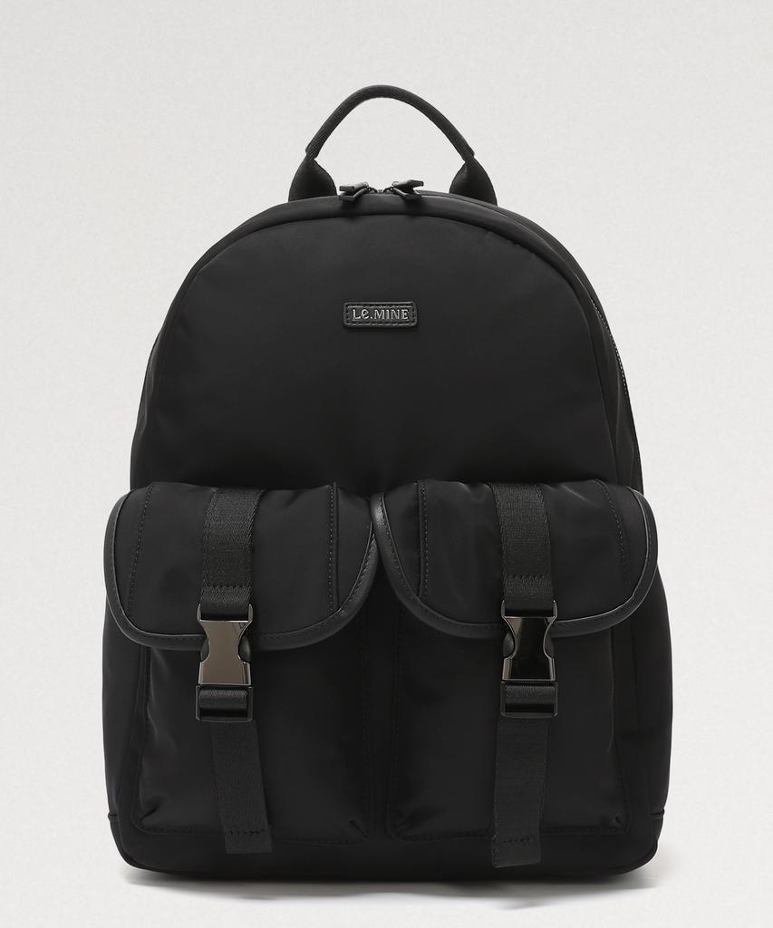 Lemine Nylon Twill Day Bag (Black)