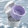 Yousheng Denture Retainer Case Double Layer Hollow Drain Braces Portable Dustproof Plastic Box Deep Cleaning 2-in-1 Invisible Braces Denture Keeper