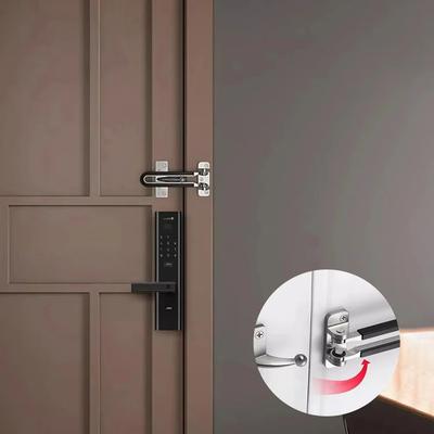 Durable Zinc Alloy Sliding Door Catch Thickening Mute Door Bolt Anti-rust Security Door Hasp Kids Room