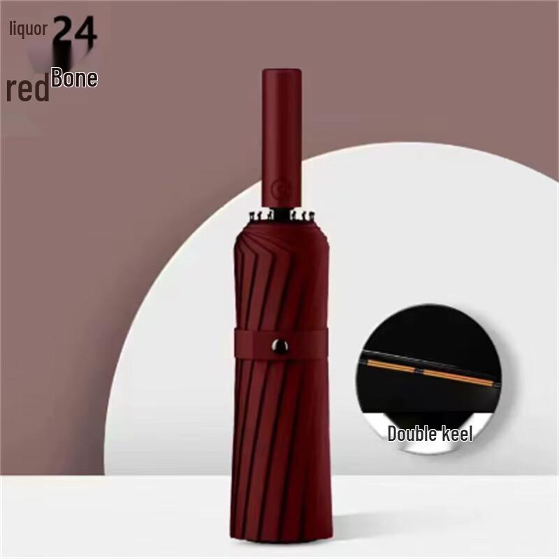 Automatic 24-Rib Sun & Rain Umbrella