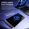 240W Fast Charging Foldable Mobile Phone Holder Data Cable Multi-Angle Adjustment Non-Stop Charging Phone Holder For iPhone 17