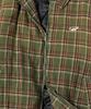 TRAVEL Spray Check Light Padded Jacket Green