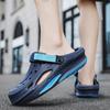 Summer Casual Sandals Shoes Men's All-match Wear-resistant Shoes Fashion Sandals Shoes for Men Men's Beach Baotou Sandals Hollow Breathable Mesh Shoes