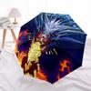 1pc Dragon Fire Breath Folding Umbrella | Elegant Design, Fashionable Accessory, Durable Construction, Sturdy Ribs Yy251107095