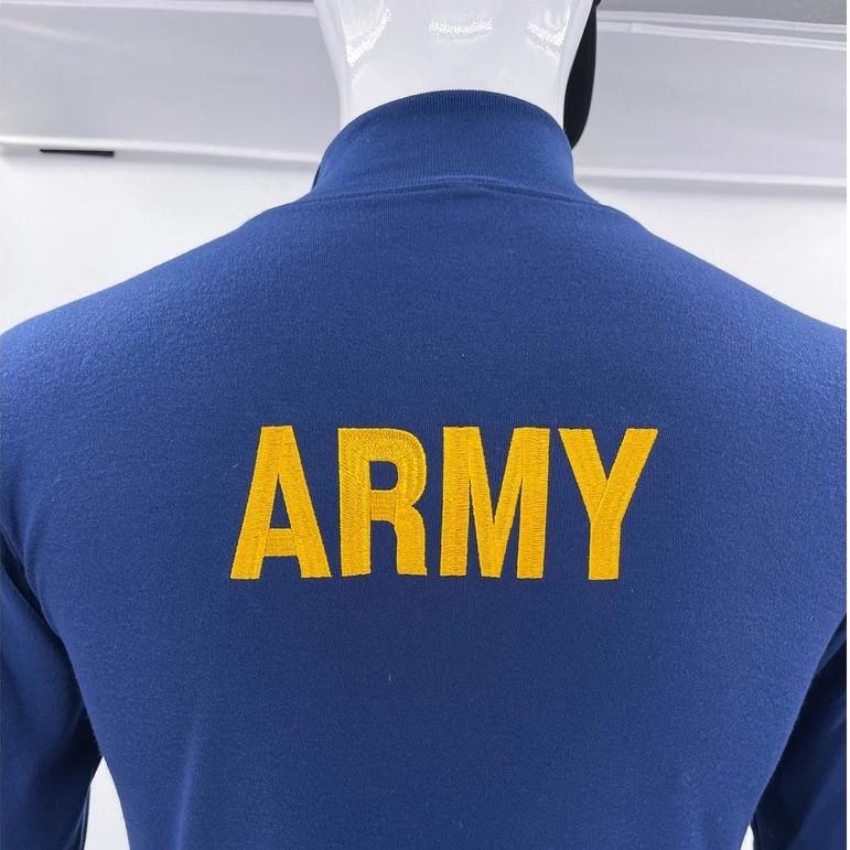 T-Shirt Königlich Thailändische Armee Ranger Tiger Schwert Luftlande Militär Soldat Thailand Rollkragen Langarm Gesticktes Logo Schnelltrocknend Herren Damen Unisex