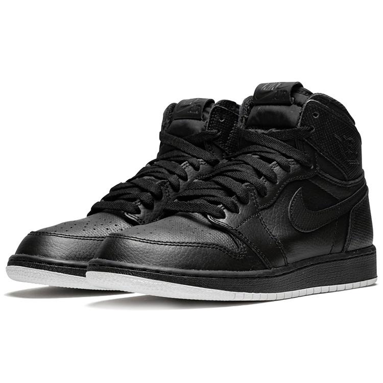 (GS) Air Jordan 1 Retro High OG 'Black Perforated' Kids' 575441-002