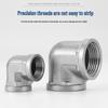 304 Stainless Steel Extra Thick 1/2" Male & Female Elbow Water Pipe Fitting, Reducing Nipple, Gas Pipe Union