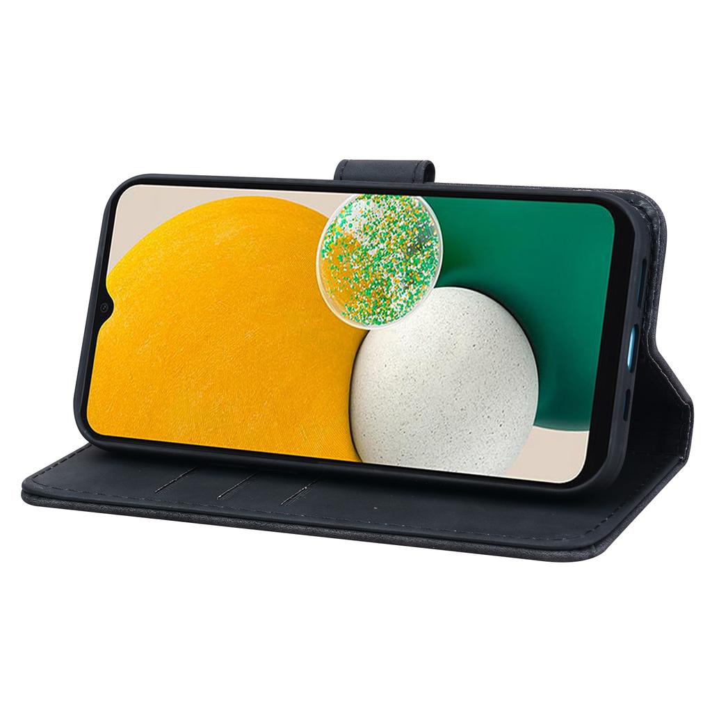 For Samsung Galaxy A36 5G Case PU Leather Wallet Flip Phone Cover Flower Imprinted