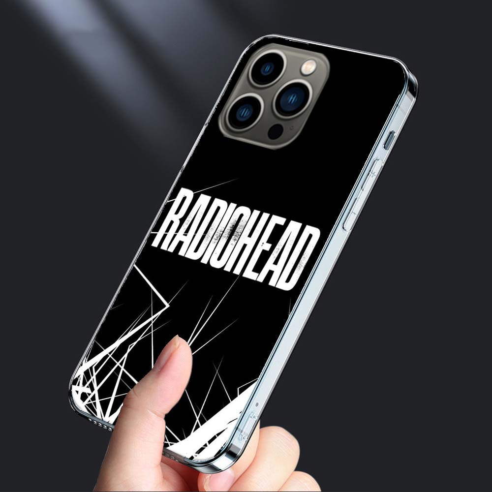 Bnad R-Radiohead Phone Case For Iphone 16E 15 Pro 14 Plus 17E 16 17 Pro Max Air 11 12 13 Mini Shockproof Capa Cute Cover TPU