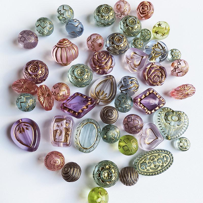 DIY Mixed Color Acrylic Beads for Jewelry Making