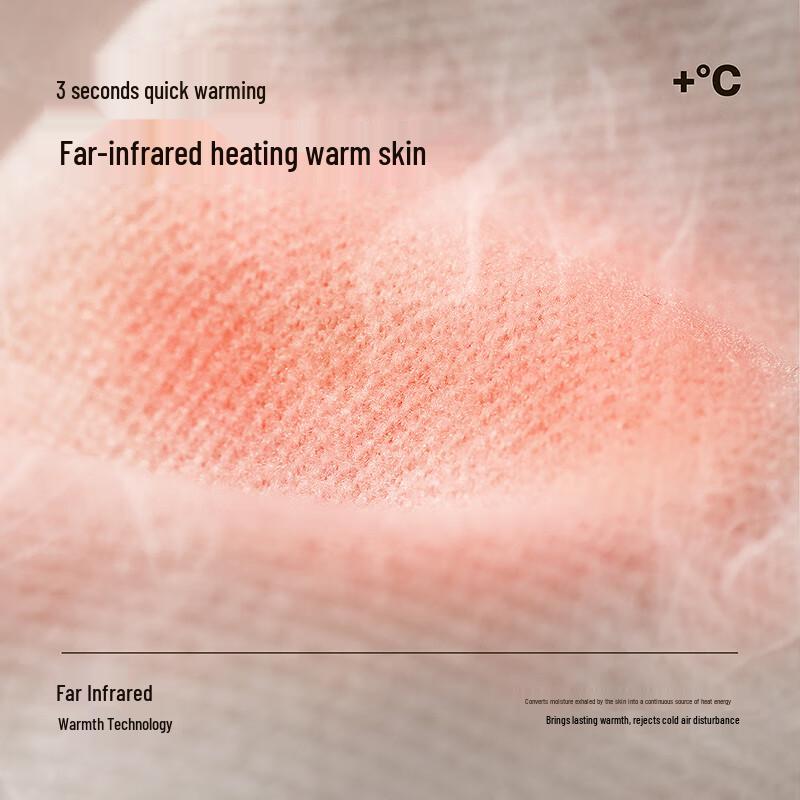 Chuyu Women's High-Waist Wide-Leg Far Infrared Heating Casual Pants