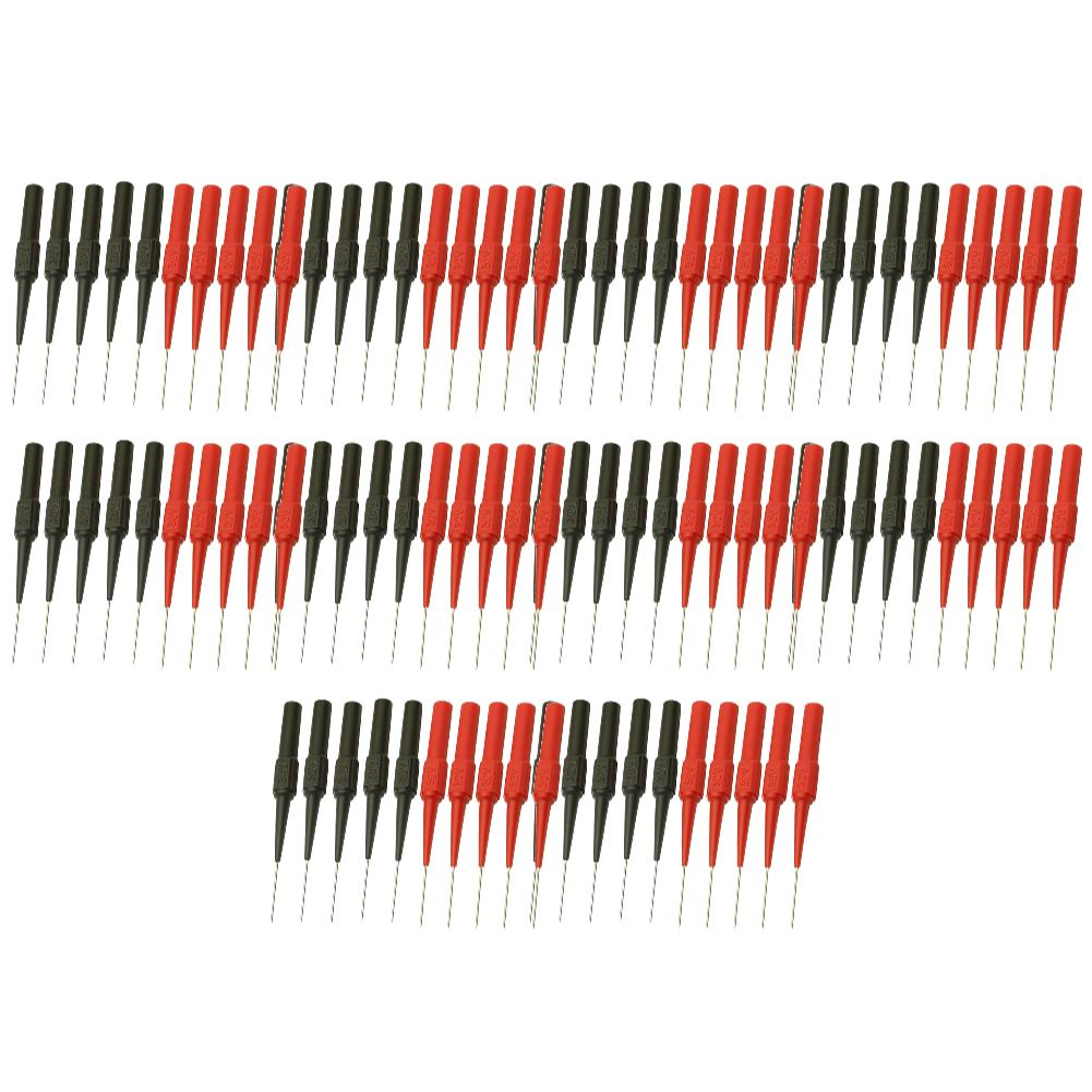 100-10pcs Insulation Piercing Needle Pin Multimeter Piercing Needle Probe Measuring Device Acupuncture Car Tool for Banana Plug